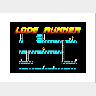 retro gaming - Lode Runner Posters and Art